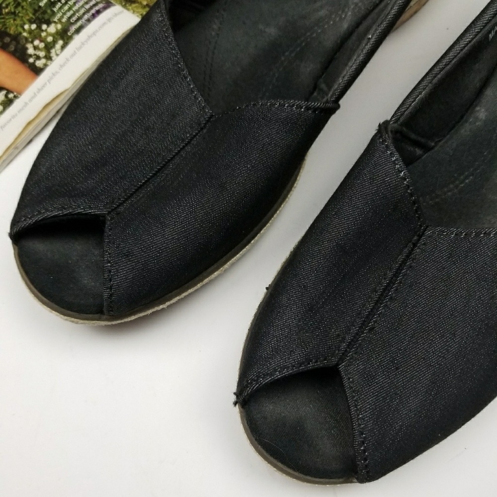 Grasshoppers Garnet Ortholote Peep Toe Wedge - Picture 3 of 6